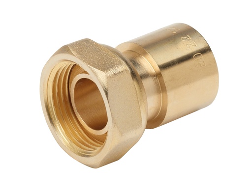 [BAN0290436] RACCORD 2 PIECES  JPG ECROU G 1/2" - CU18 + JOINT NF540 RAC704