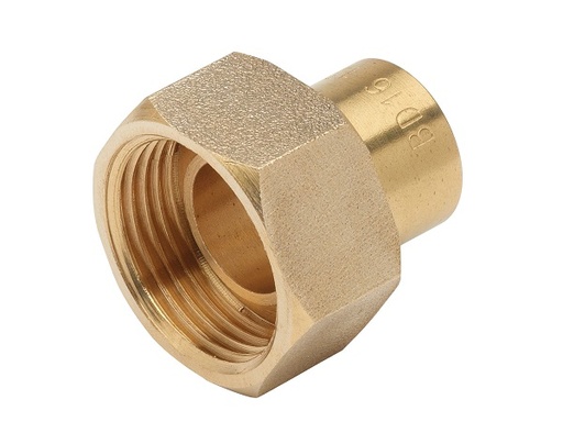 [BAN0990434] RACCORD 2P DROIT JPG ECROU 1/2" CU 14 + JOINT NF540 RAC702