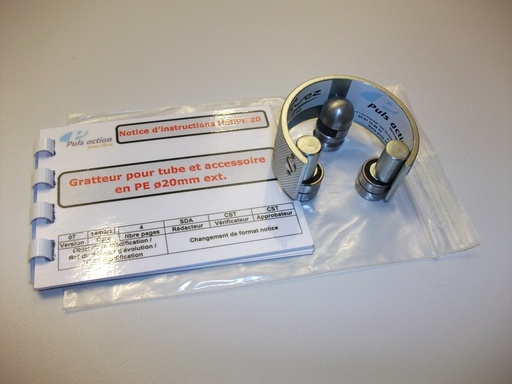 [EXCRDFLM00060] GRATTEUR TUBE PE32 HELIPE 32 AGREE GRDF