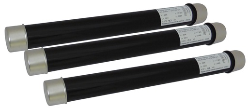 [MICAA004] ENS. 3 FUSIBLES HTA 24KV 63A 7302135