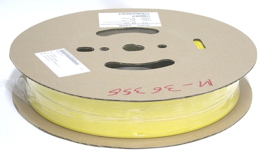 [PNGPOE15] GAINE THERMORETRACTABLE POLYOLEFIN JAUNE POUR PLT 15 - 1M