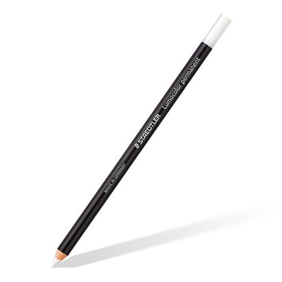[STA10820-0] CRAYON MARQUEUR A SEC PERMANENT BLANC POUR PE / GLASOCHROM PAR 12 CRA012 §
